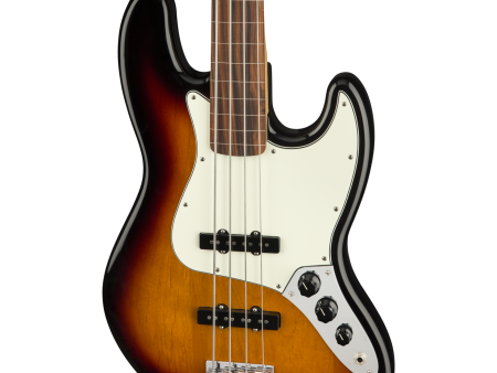 Fender Player Jazz Electric Bass (Fretless) - Pau Ferro Fingerboard - 3 Color Sunburst For Discount