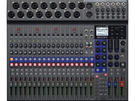 Zoom LiveTrak L-20 - 20-Input Digital Mixer & Multitrack Recorder For Sale