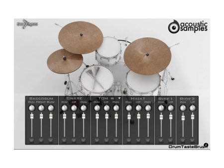 Acousticsamples DrumTasteBrush Virtual Instrument Hot on Sale