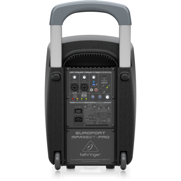 Behringer Europort MPA40BT Pro All-In-One Portable Bluetooth Enabled PA System Online now