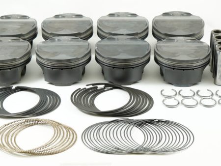 Mahle MS Piston Set SBF 302ci 3.630in Bore 3.65in Stroke 5.933in Rod .866 Pin 10cc 12:5 CR Set of 8 Fashion