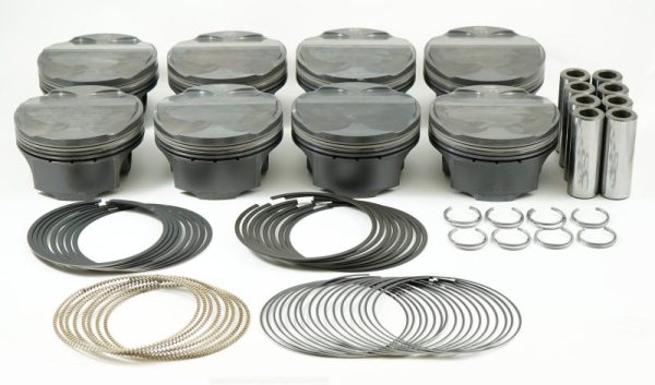 Mahle MS Piston Set SBF 302ci 3.630in Bore 3.65in Stroke 5.933in Rod .866 Pin 10cc 12:5 CR Set of 8 Fashion