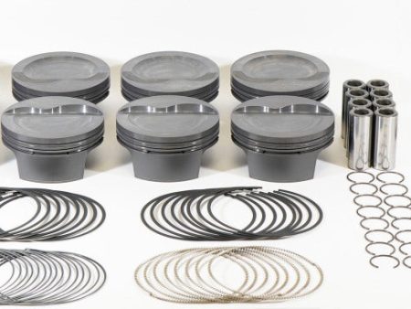 Mahle MS Piston Set SBF Inv 364cid 4.125in Bore 3.400stk 5.400in Rod .927 Pin -16cc 9.4 CR Set of 8 Online now