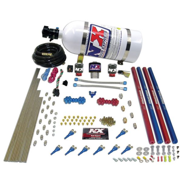 Nitrous Express Pro-Shk Gas Nitrous Kit (200-600HP) w Rails and Composite Bottle Online now