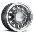 Legendary Wheels 12 Slot - 15 x 7 in. - 4 x 4.5 - 3.75 BS - Charcoal  LW60-50744B Discount