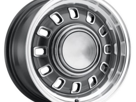 Legendary Wheels 12 Slot - 15 x 7 in. - 4 x 4.5 - 3.75 BS - Charcoal  LW60-50744B Discount