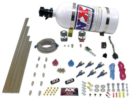 Nitrous Express 6 Cyl Alcohol Nitrous Kit (150-375HP) w 5lb Bottle Online