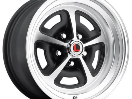 Legendary Wheels Magnum 500 - 17 x 7 in. - 5 x 4.5 - 4.25 BS - Satin Black Machined  LW50-70754D Hot on Sale