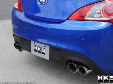 HKS 10+ Genesis V6 & 2.0L Turbo Legamax Premium Rear Section Exhaust (OVERSIZED SHIPPING) on Sale